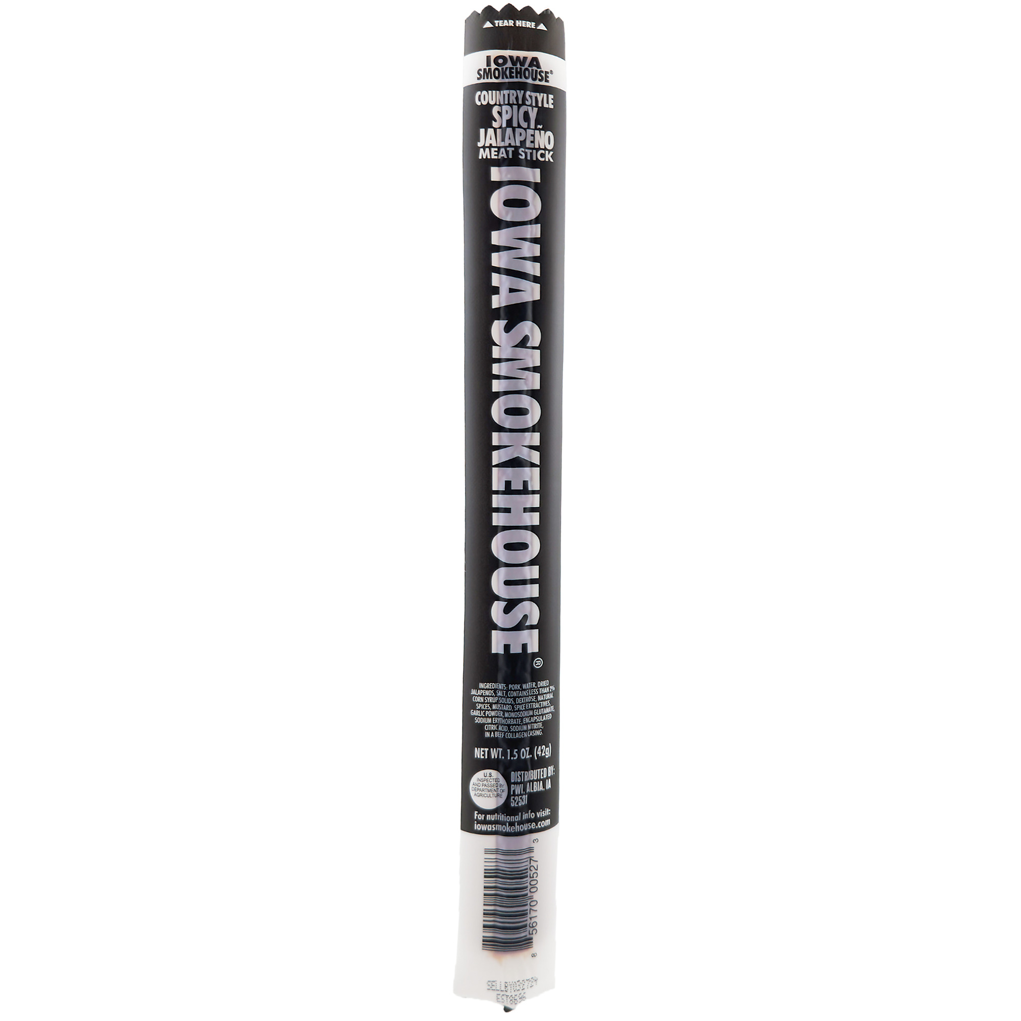 IOWA SMOKEHOUSE 1.5 oz Country Style Meat Stick Spicy Jalapeno